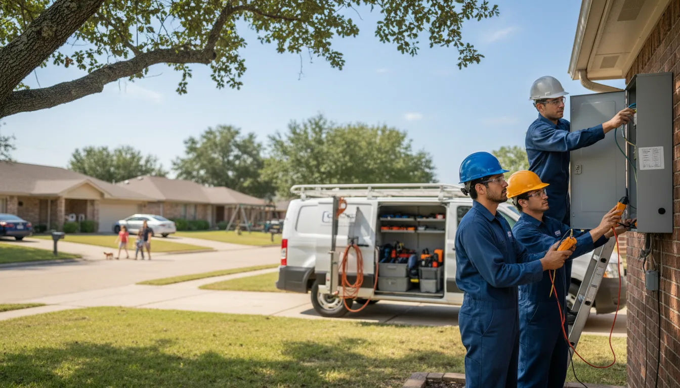 Certified electrician providing emergency electrical services in North Liberty, IN